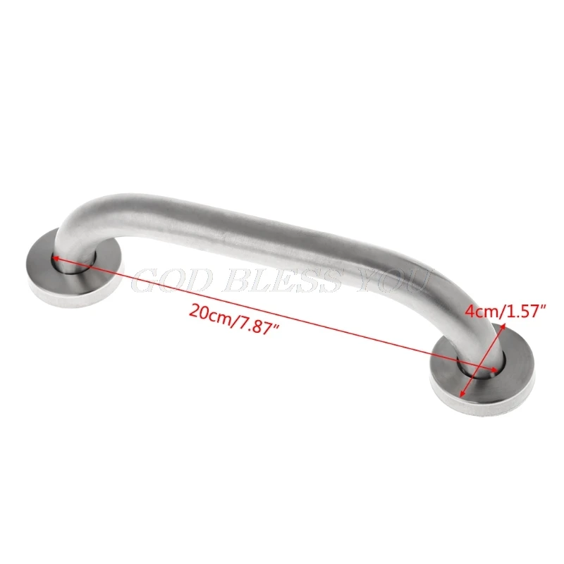 

NoEnName-Null Bathroom Shower Tub Hand Grip Stainless Steel Safety Toilet Support Rail Disability Aid Grab Bar Handle