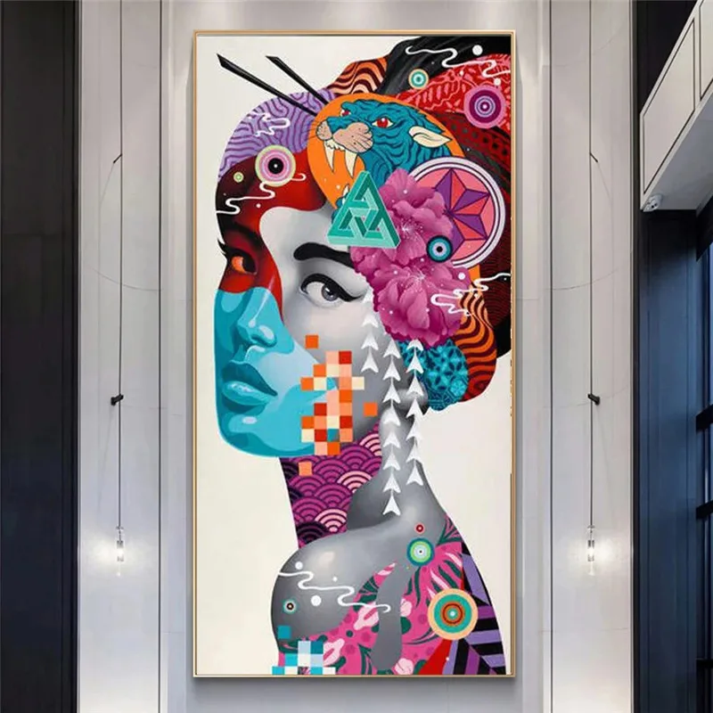 Картины Бэнкси с изображением девушек художников современные уличные картины