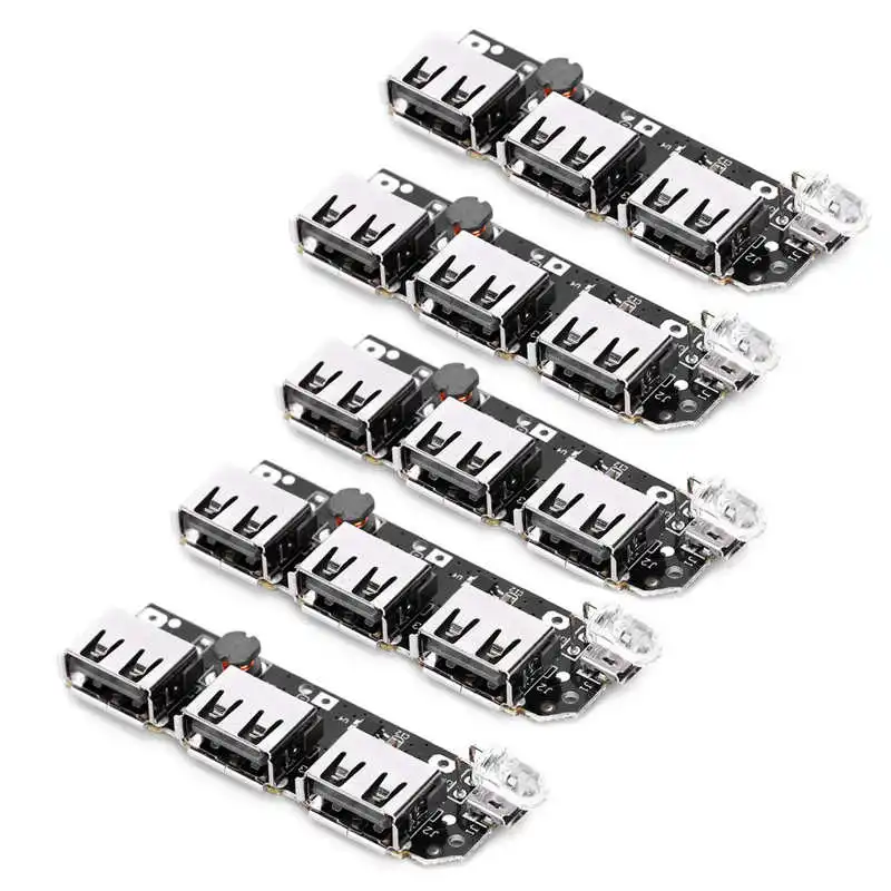 Модуль зарядного устройства 5 В 3 USB плата питания мобильный телефон