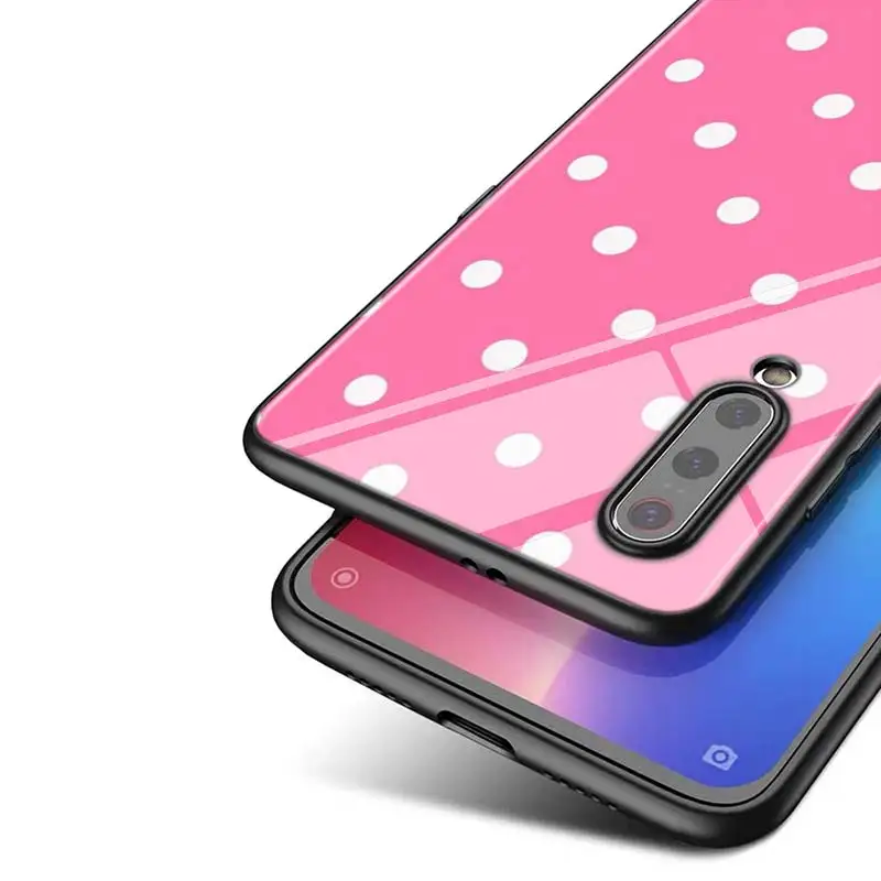 

Polka Dots Art For Xiaomi Mi Note 10 Ultra 5G 9 SE 8 A3 A2 A1 Poco M2 Pro Play F1 Lite 5G Bright Black Phone Case