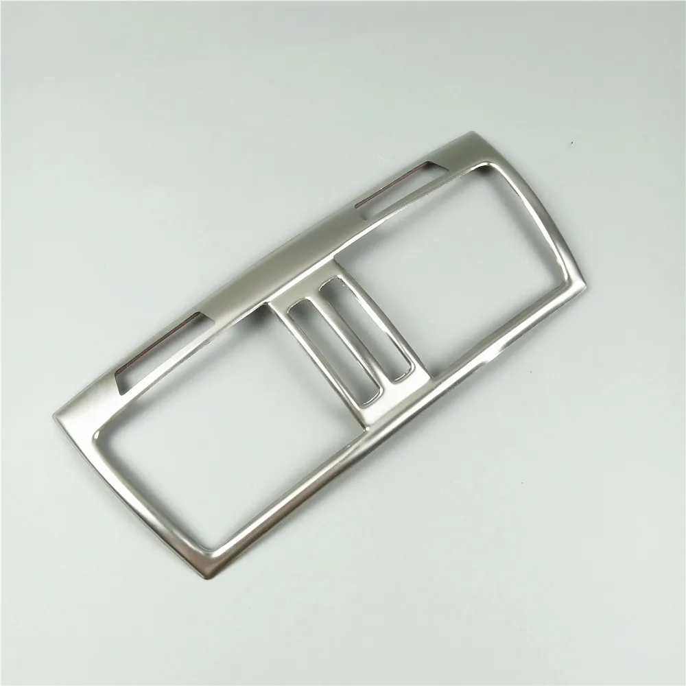Stainless Steel Armrest Rear Air Conditioner Outlet Frame Decorative Cover Interior Vents Sticker Trim For BMW X5 E70 X6 E71 | Автомобили