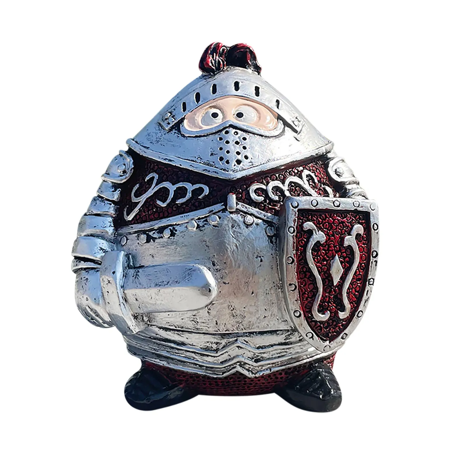 5 шт. Рождественская статуя карликового рыцаря поделки из смолы карликовая