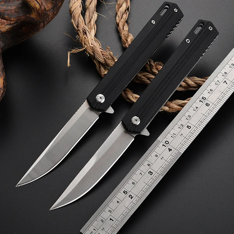 

High Hardness Tactical Folding Knife Field Survival Multi-function Hunting Knife Self-defense Outdoor Knife Tactical D2 Knifes