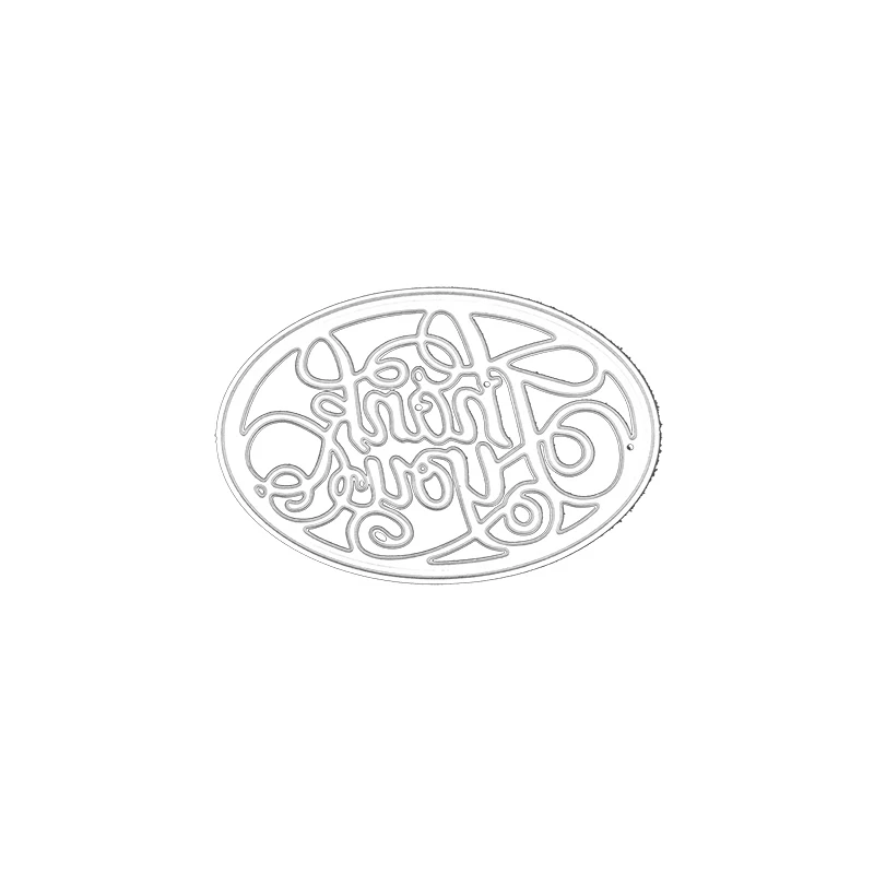 Рельефный фон для писем штампованная металлическая пресс форма Серебряная