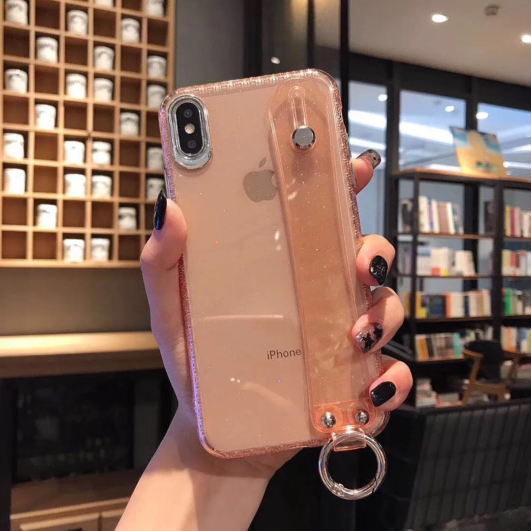 Signalshin стильный симпатичный держатель блестящий чехол для телефона iPhone SE XR XS 12 11 Pro