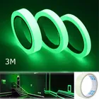 Уличная светящаяся светоотражающая лента 3 м, наклейки, светящаяся самоклеящаяся лента, наклейки для автомобиля, велосипеда, светсветильник лента сделай сам, предупреждающие ночные ленты