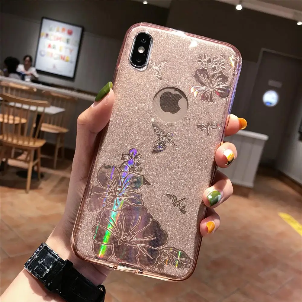 Rose 360 чехол для samsung Galaxy Note 10 9 8 S10 S10E S9 Plus S8 A10 A20, мягкий чехол для телефона из ТПУ - Цвет: Rose