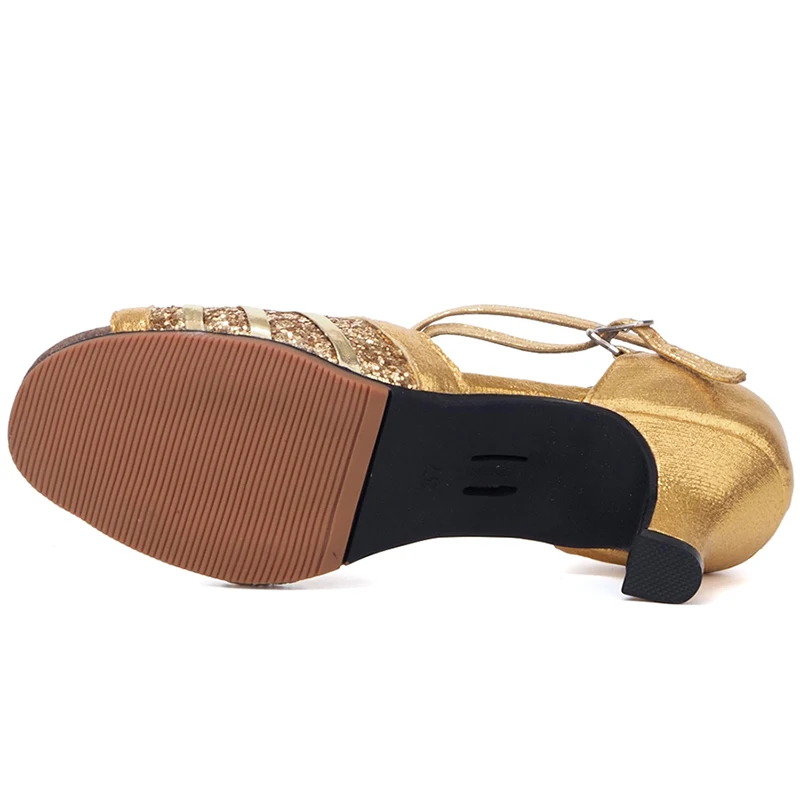 Женские туфли для латиноамериканских танцев танцевальные Блестящие Блестки