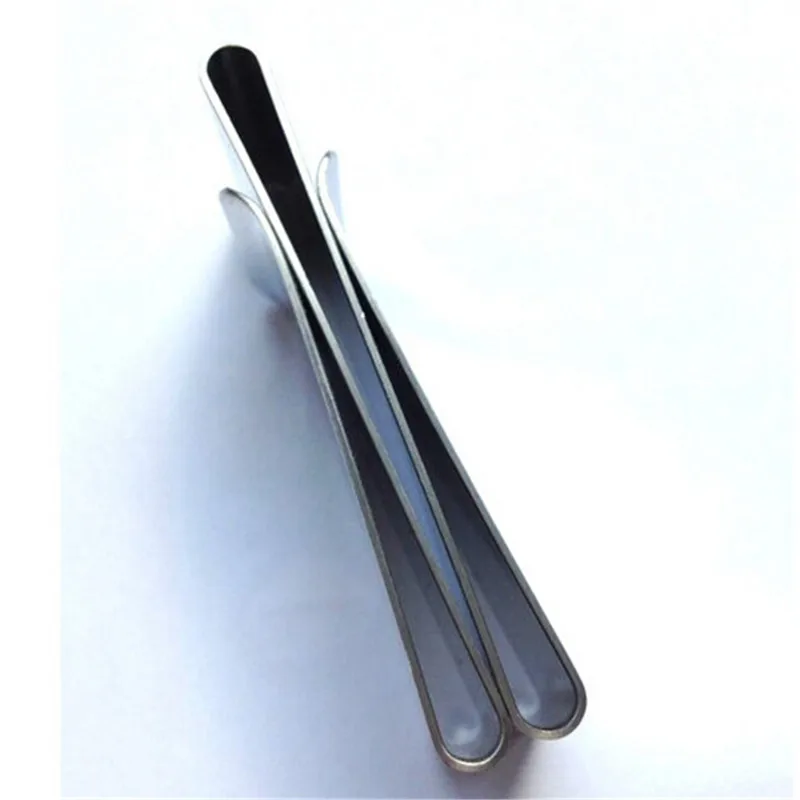 Тонкий мужской и женский кошелек из нержавеющей стали металлический зажим для