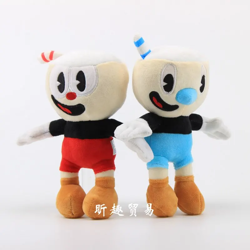 Новинка 25 см игра Cuphead плюшевая игрушка Mugman легендарный дьявол плюшевые куклы