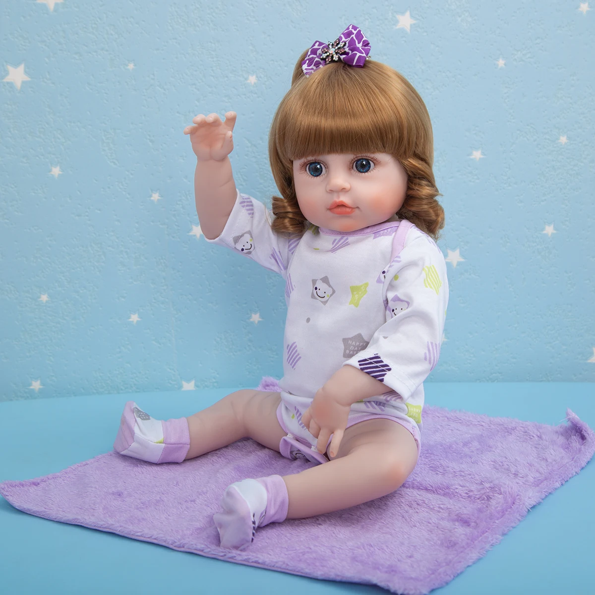 

KEIUMI 19Inch Reborn Cute Baby Dolls Full Silicone Vinyl Menina Newborn Dolls For kids Playmates Birthday Surprise