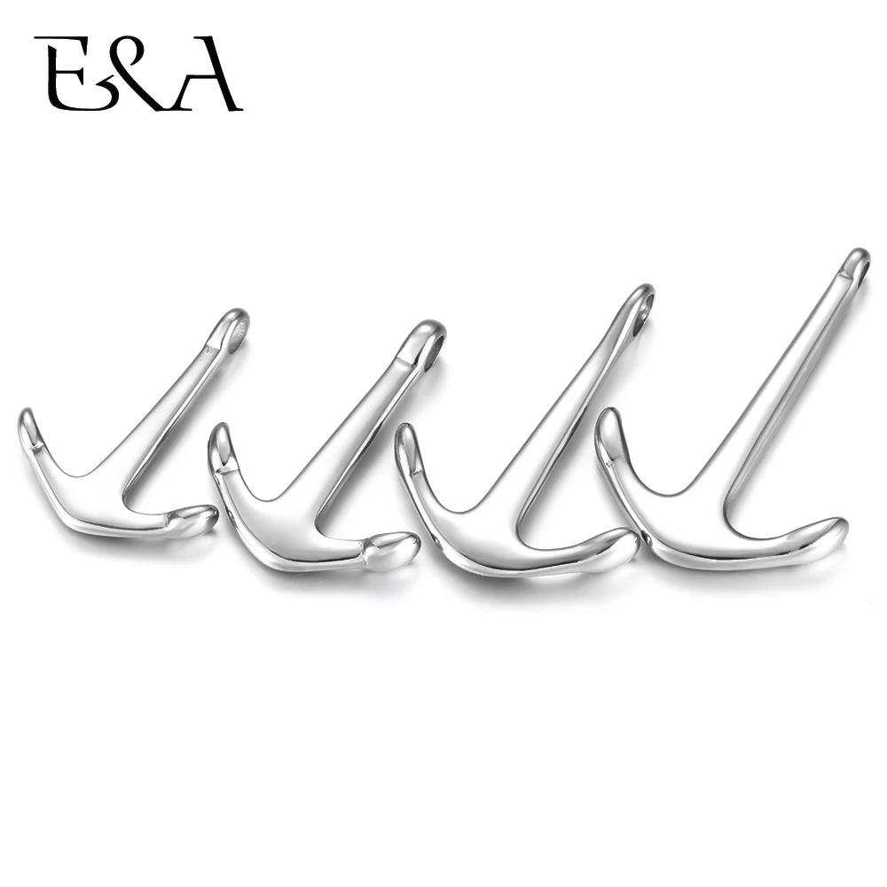 

Stainless Steel Anchor Polished Hole 2mm 3mm 4mm Bracelet Hooks Clasp Jewelry Making Findings DIY Supplies Accessories Wholesale