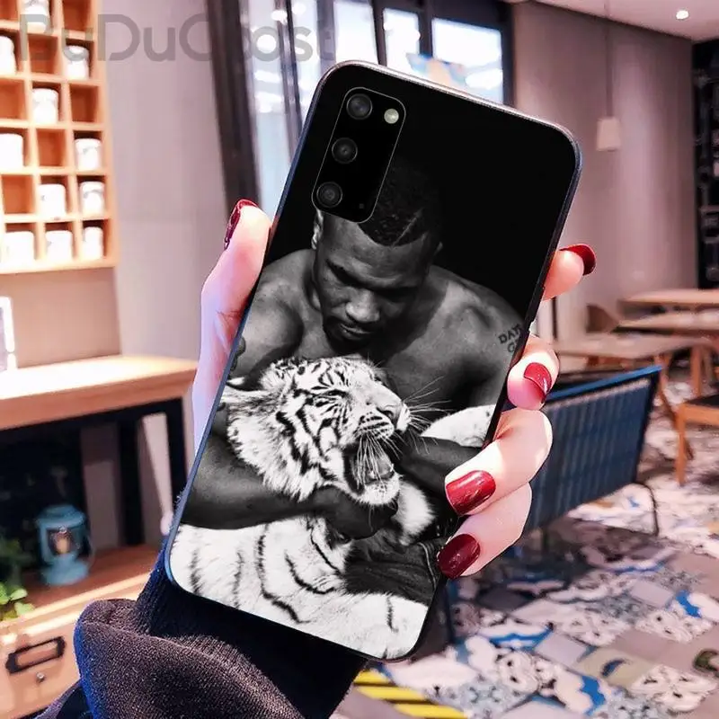 

Hrmes Mike Tyson Boxer Phone Case for Samsung S20 plus Ultra S6 S7 edge S8 S9 plus S10-5G lite 2020 S10E