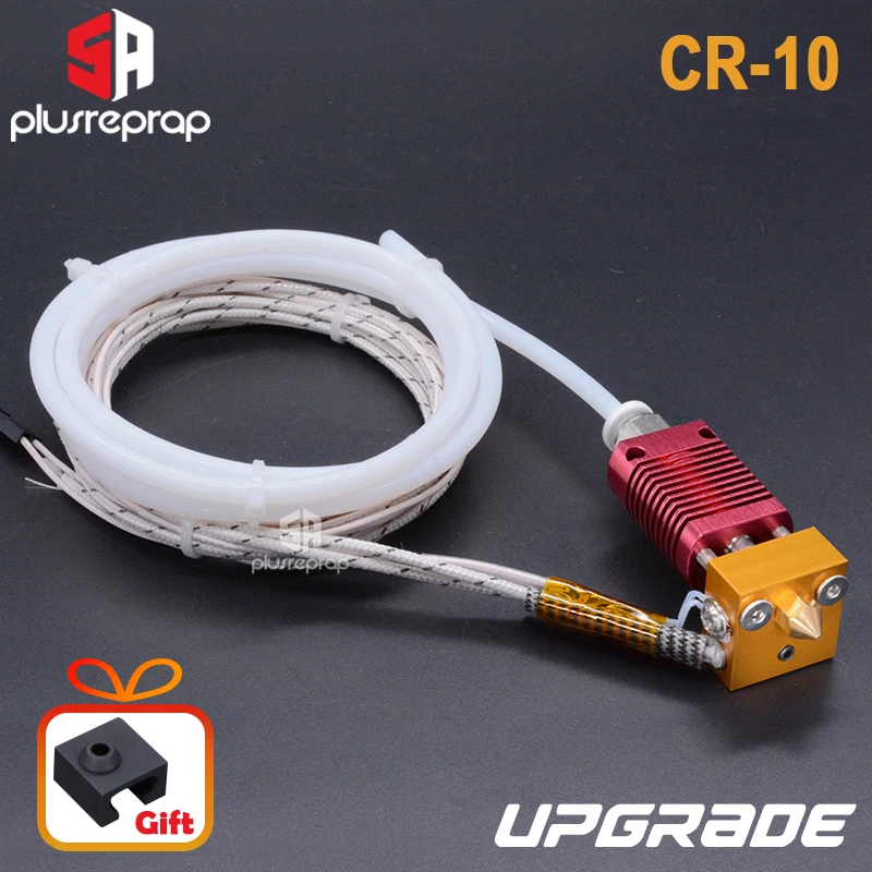 Ender-3/CR10/CR10S 1.75mm J-Head Hotend Kit | Aluminum Heat Block with Heater Thermistor | 0.4mm Nozzle Part for 3D Printers image 3