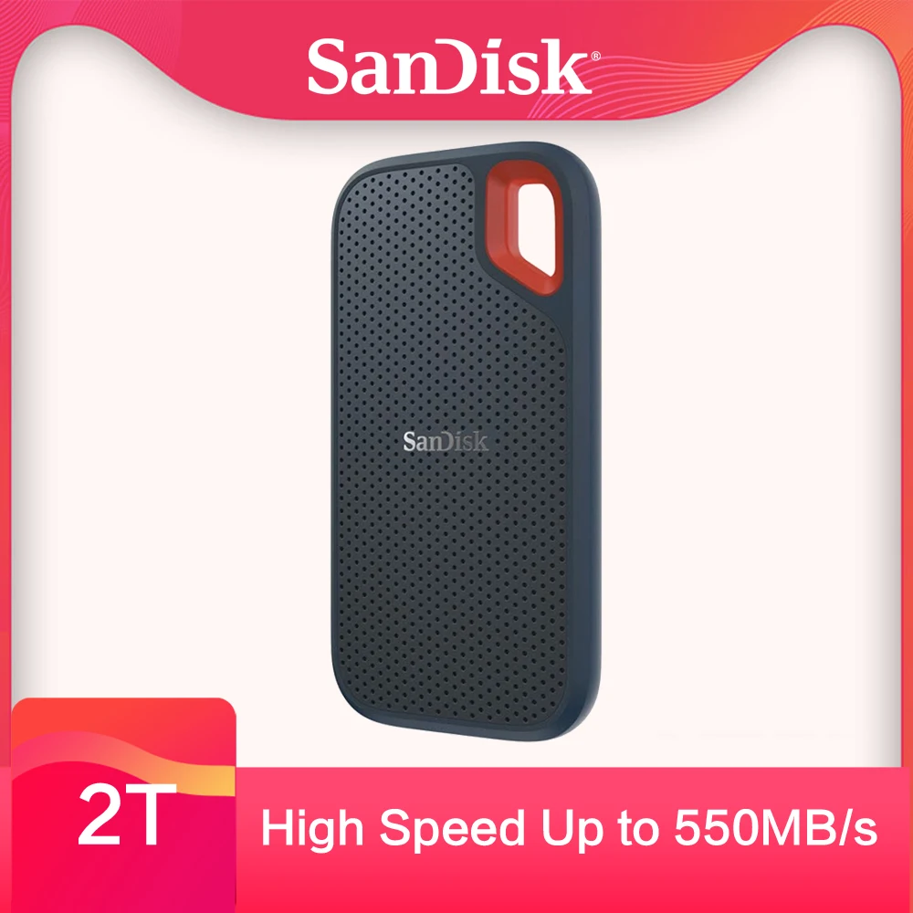 Внешний твердотельный Диск SanDisk hdd SSD 500 Гб ТБ USB 3 1 Тип C внешний жесткий диск для