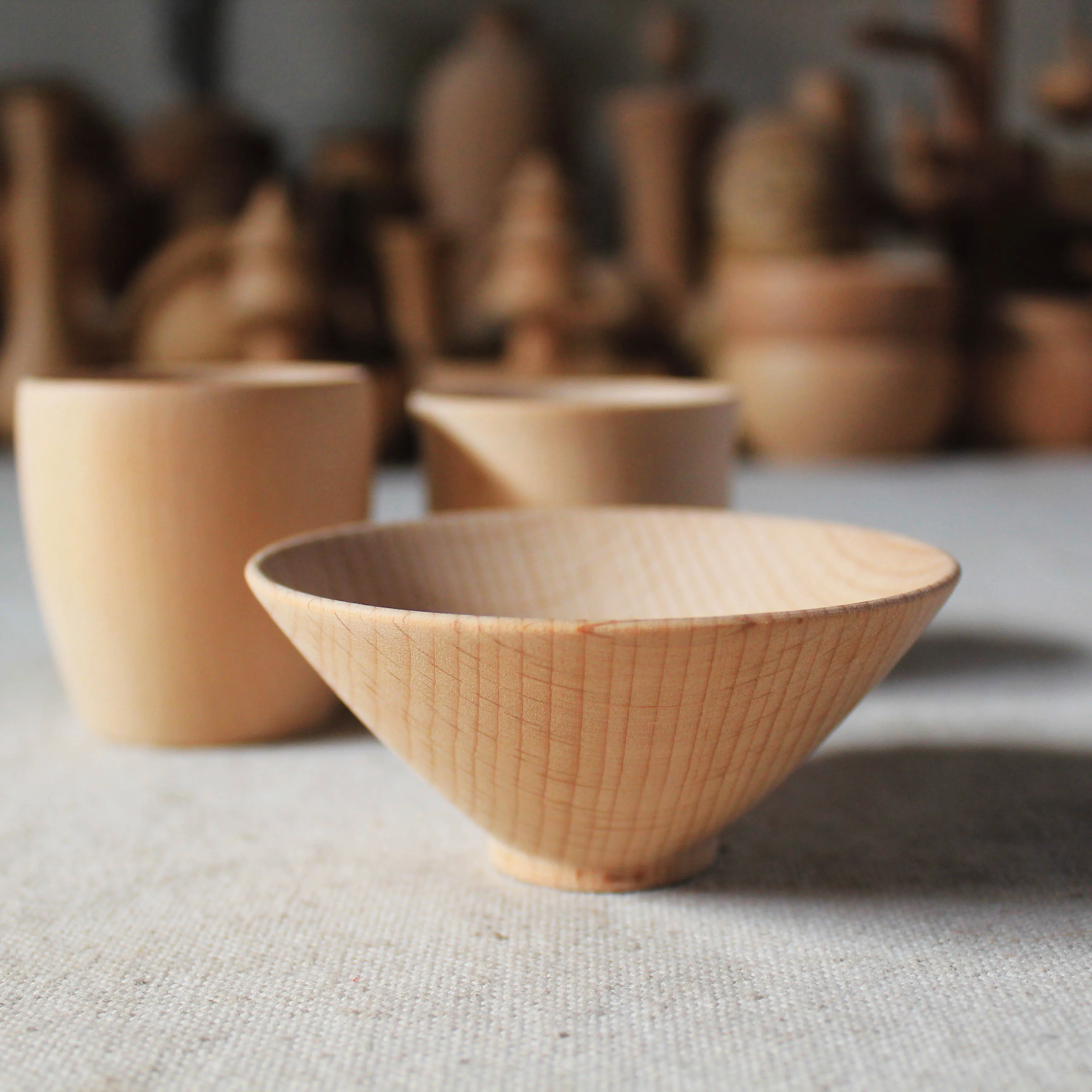 Бокал для вина ручной работы из массива дерева элегантный Буковый деревянный