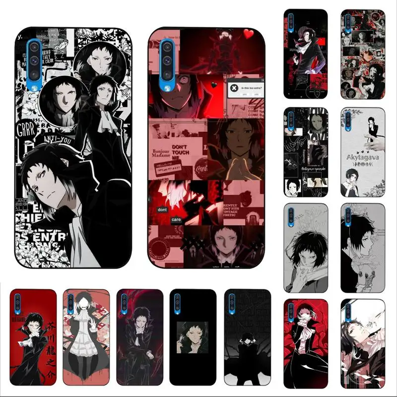 

MaiYaCa Ryunosuke Akutagawa Bungo Stray Dogs Phone Case for Samsung A51 01 50 71 21S 70 10 31 40 30 20E 11 A7 2018