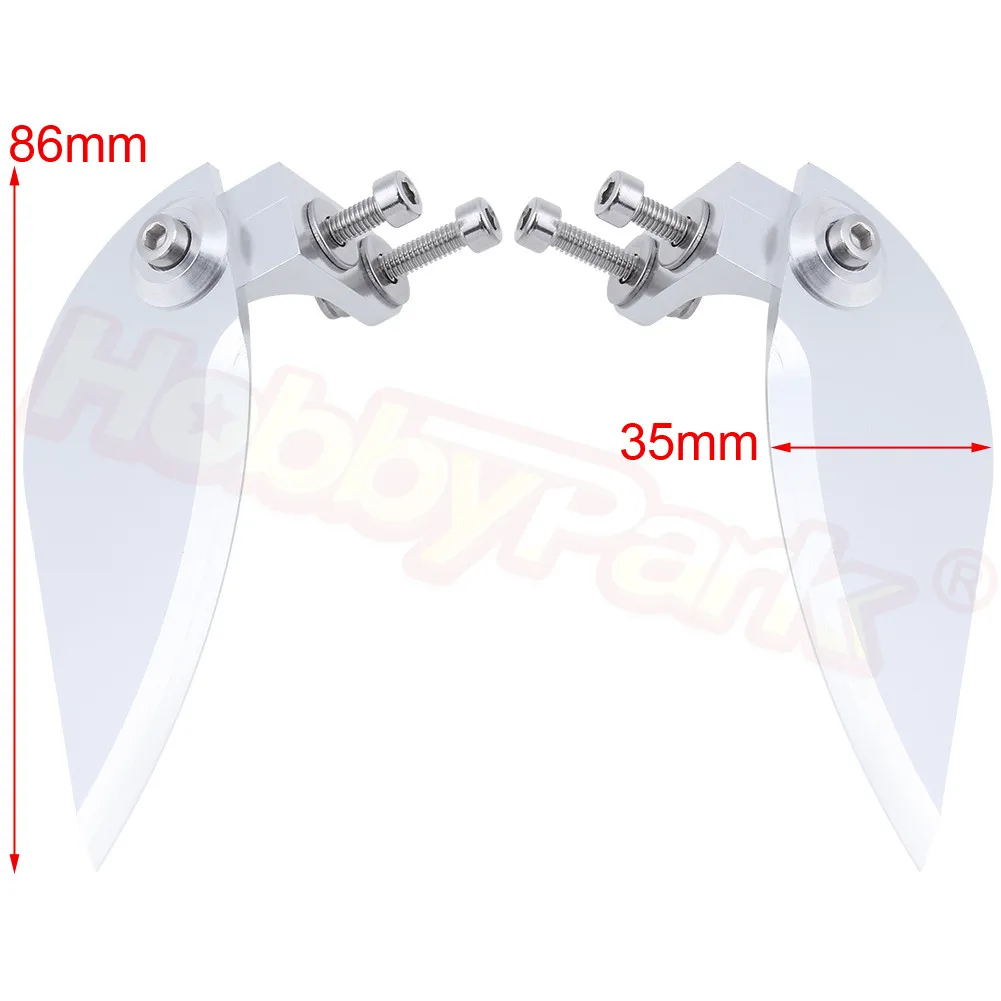 Большие алюминиевые детали ножа для воды 86x35 мм бензиновых двигателей 23 35 куб.