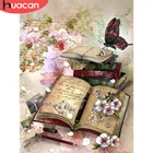 Набор для алмазной живописи HUACAN, книжка, настенная живопись, мозаика, Бабочка, вышивка крестом, алмазная живопись