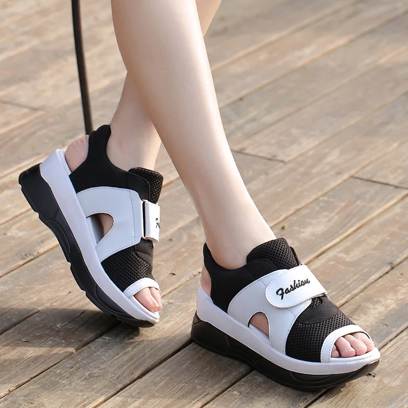 

Mazefeng 2020 Fashion Summer Platform Wedge High Heels Casual Comfortable Light Leisure Shoes Woman Sandals Women Shoes Female