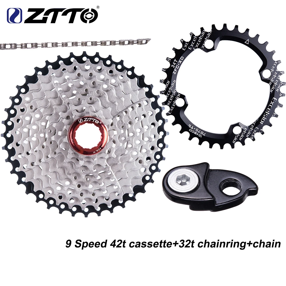 Задний переключатель передач ZTTO для велосипеда MTB система 1X9 9 скоростной групсет