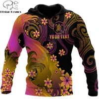 polynesian frangipani turtle 3d printed men hoodie harajuku sweatshirt unisex casual jacket pullover sudadera hombre dw0414