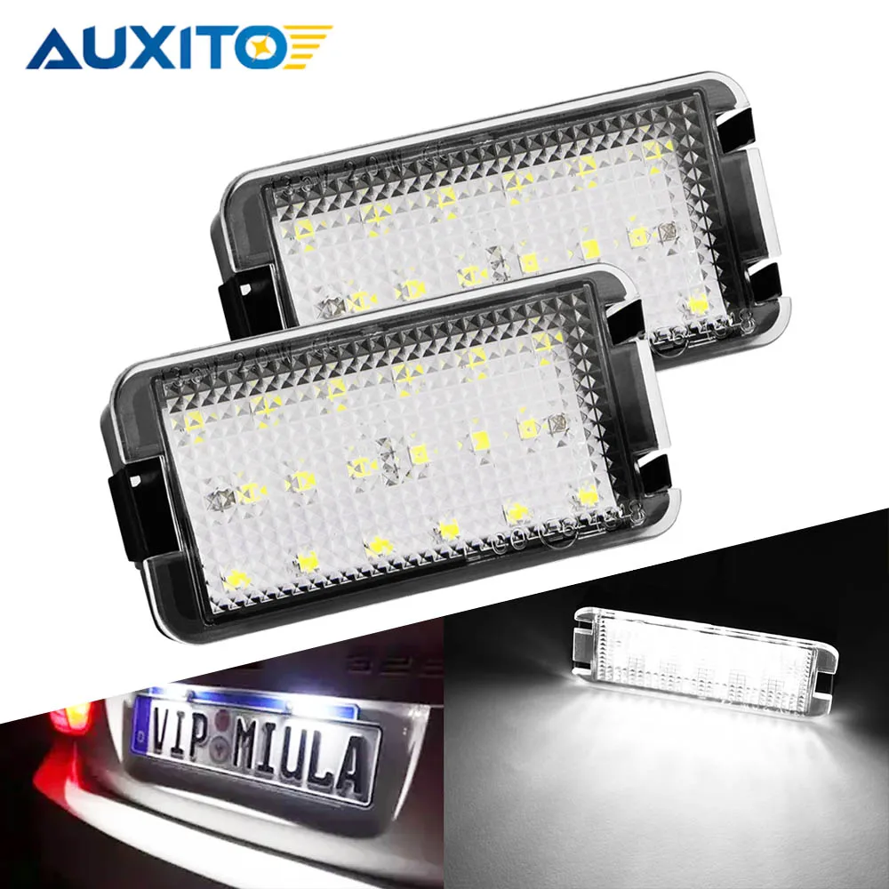 

2 шт., Автомобильные светодиодные лампы для подсветки номерного знака, для сиденья Altea 04-09 Seat Arosa 97-04