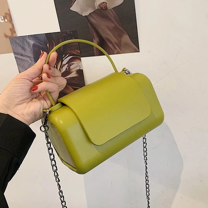 

Женский винтажный клатч из ПУ кожи, с цепочкой