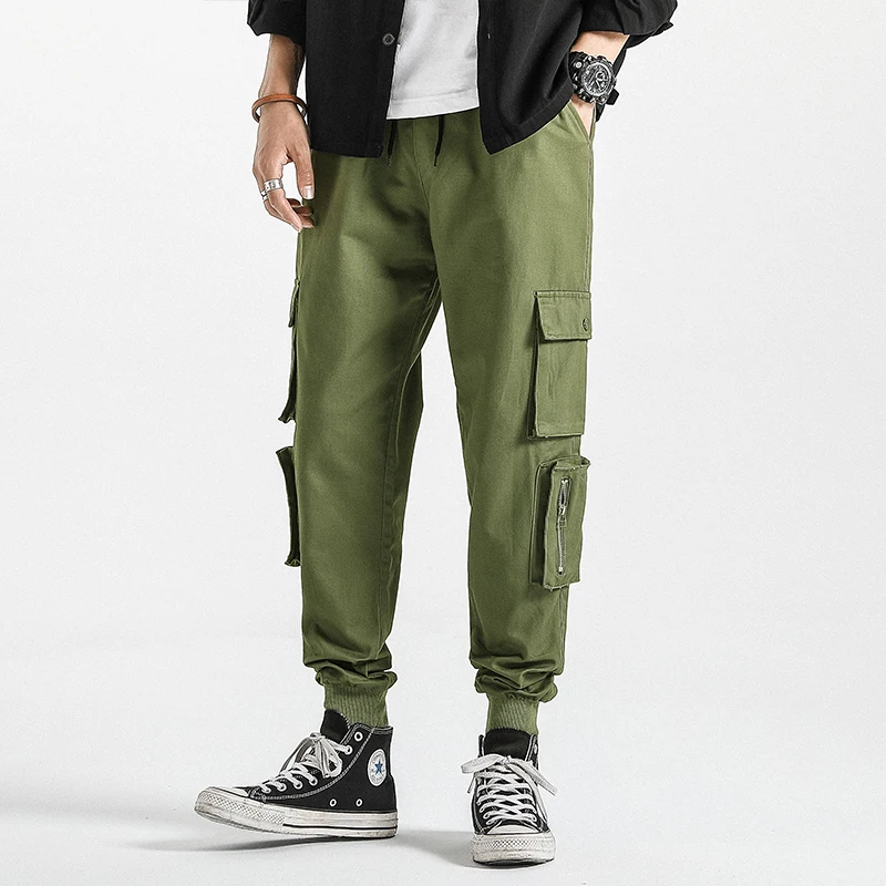 8XL Японская уличная одежда брюки карго мужские хип хоп спортивные панк джоггеры