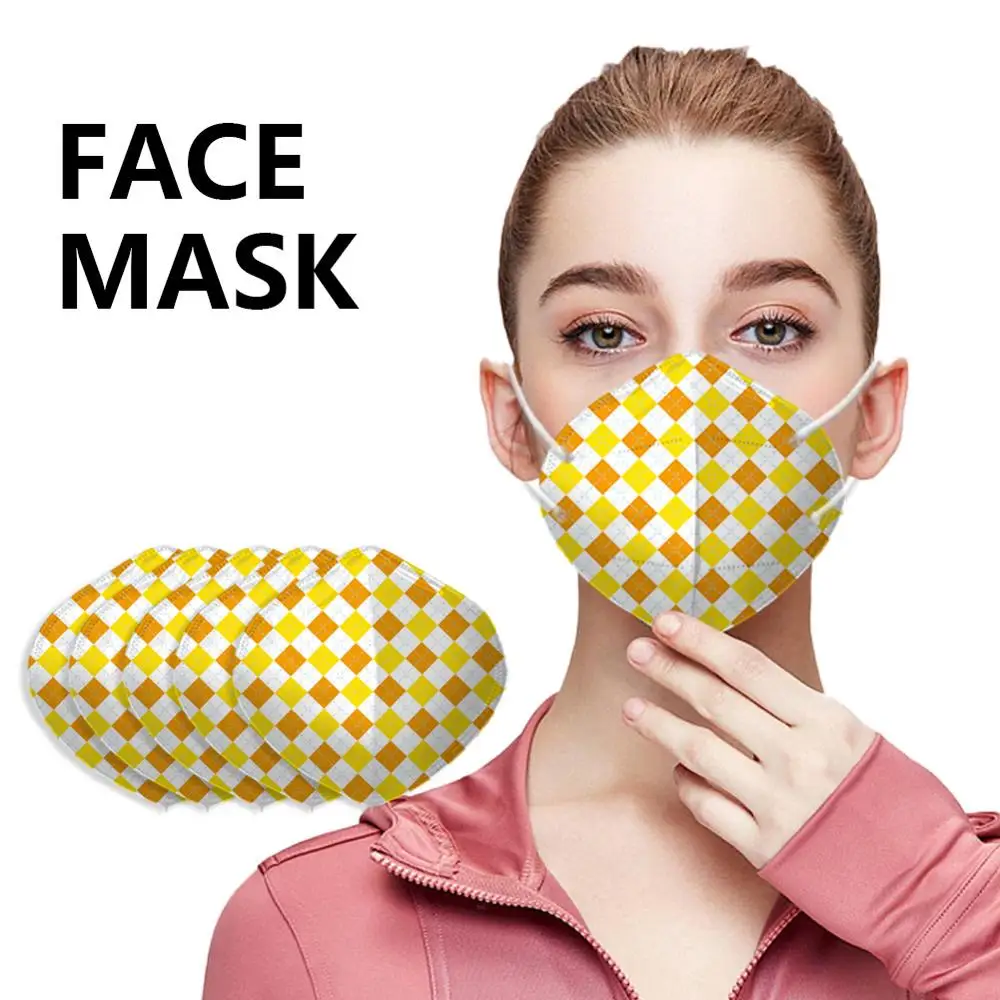 Одноразовая маска KN95 для рта складные дышащие 3d маски 4 слоя с индивидуальным