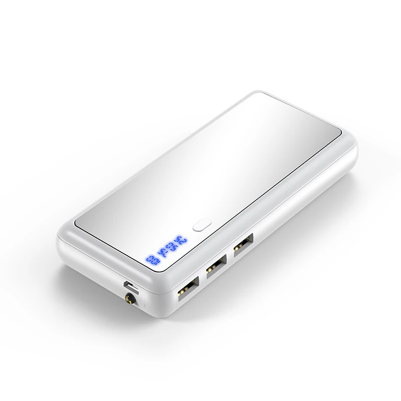 White 8000 mAh Портативный внешний аккумулятор для сотового телефона, запасная батарея, внешний аккумулятор, Внешнее зарядное устройство для Xiaomi Iphone, зарядное устройство, источник питания - Цвет: White 8000 mAh