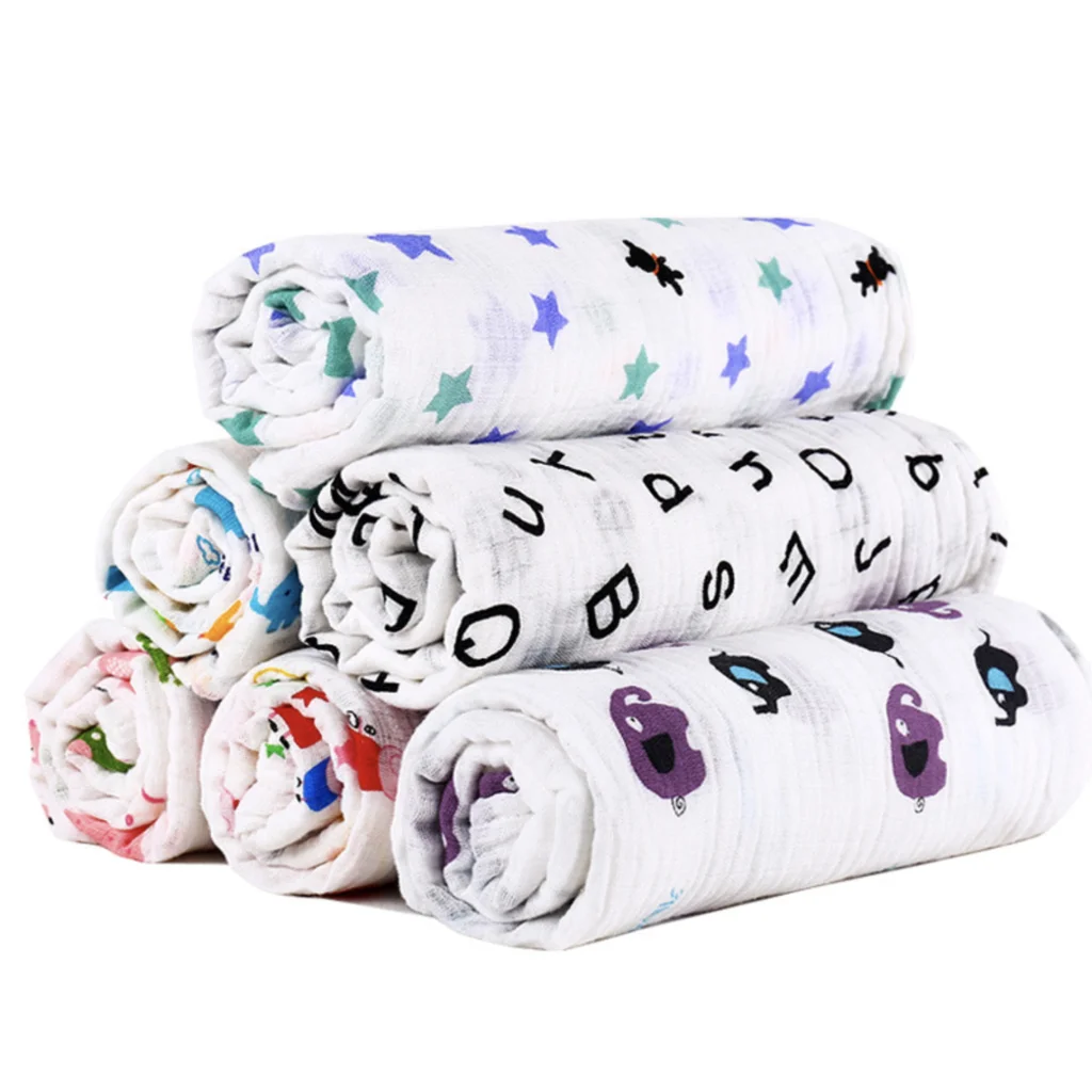 Детское одеяло, хлопковое детское муслиновое Пеленальное Одеяло, качество лучше, чем у Адена, детское банное полотенце, Хлопковое одеяло, де...