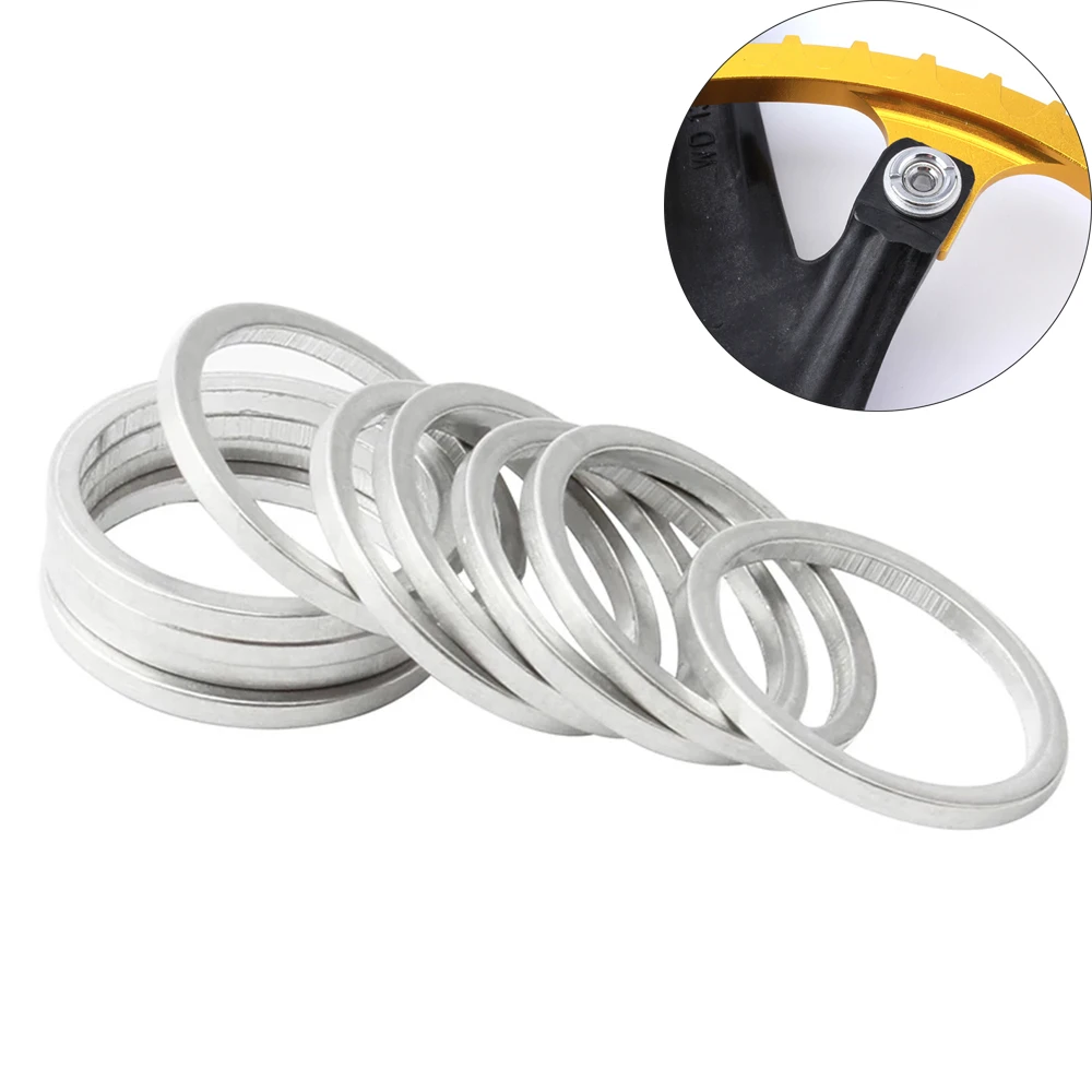 

10pcs Double Disk Change Single Disk Dental Plate Screw Bolt Washer Disk Nail Washers Chain Wheel Plate Screw Gasket Crankset Bo