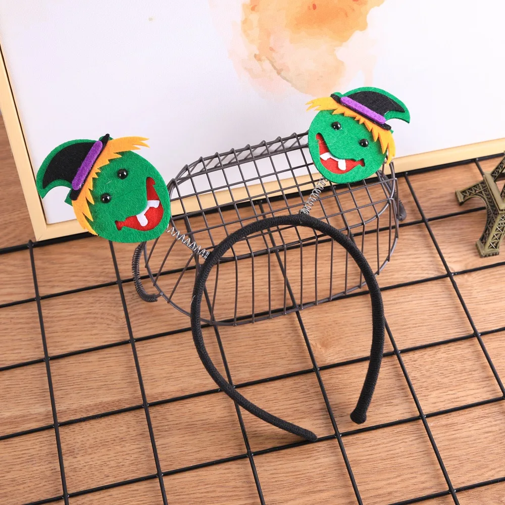 1 шт. обруч для волос на Хэллоуин страшная тыква призрак Череп летучая мышь узор