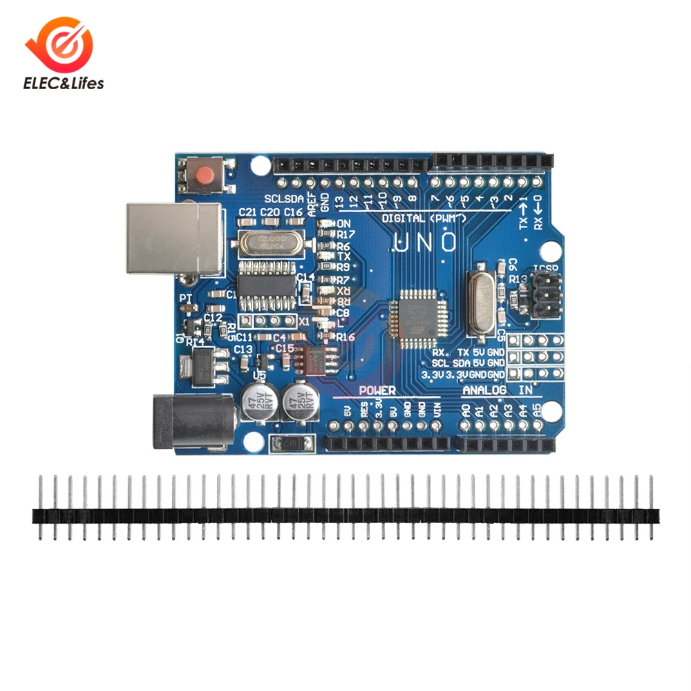 Макетная плата для Arduino UNO R3 CH340 ATmega328P Mega328 макетная 16 МГц CH340G USB драйвер типа B
