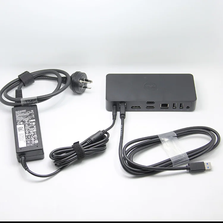 

Used DELL Genuine ULTRA HD 4K SUPERSPEED DOCKING STATION D3100 HDMI Includes USB3.0 Cable Power Supply with Power Cord