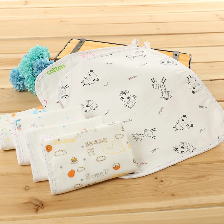 Горячая Распродажа моющий марлевый платок с принтом детское полотенце для лица