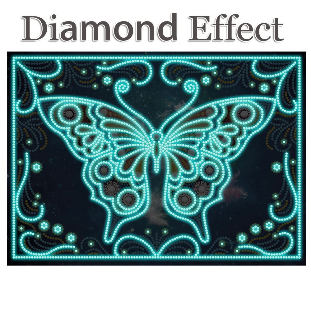 

2021 New Glow In Dark Resin Stone DMC 5200 Square Round Drills For 5D DIY Diamond Painting Embroidery Rhinestone Mosaic