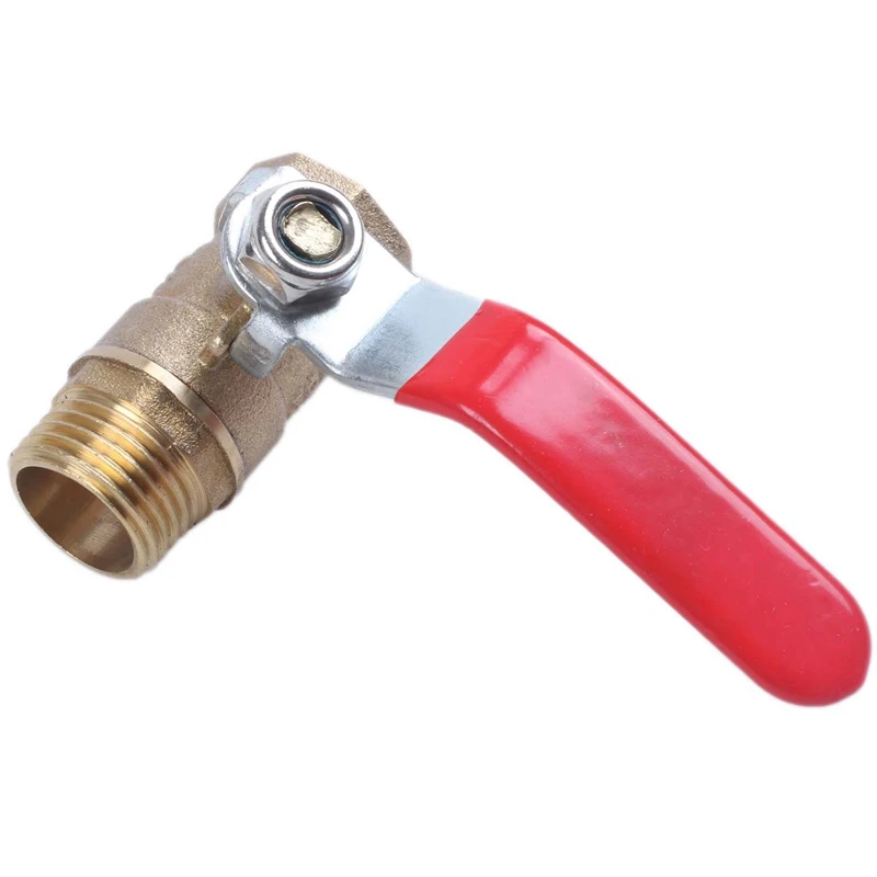 Горячий штыревой к женскому M/F резьба 1/2 дюйма полный порт Латунный Водяной