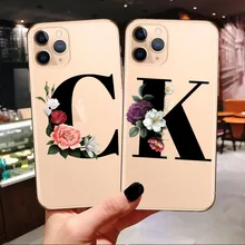 Customized Letter Case For Meizu M3 M5 M6 Note MX4 MX5 MX5E U10 U20 Flower Mobile Phone Housing Bag