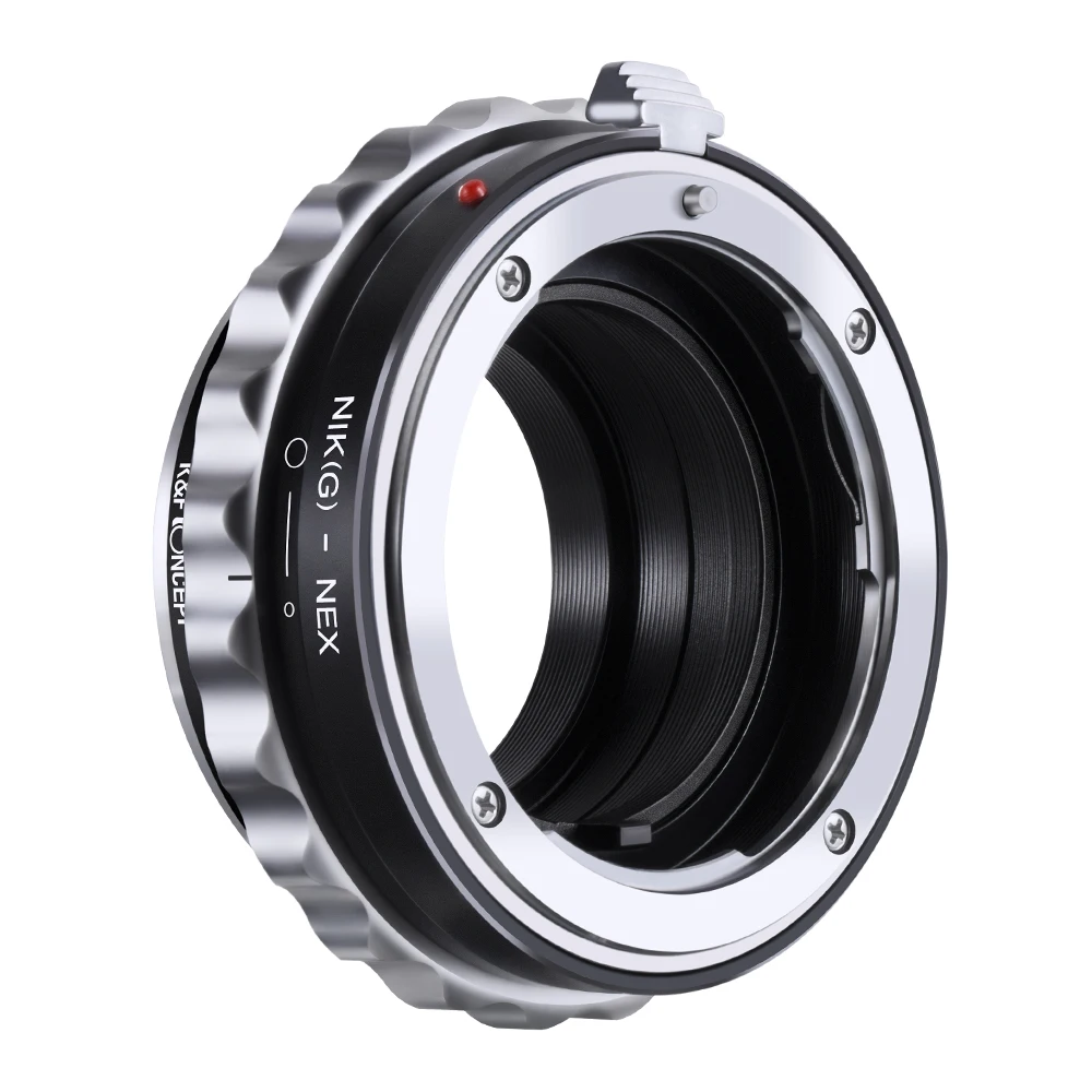 K& F контурное переходное кольцо с циферблатом диафрагмы для Nikon G Тип объектива(to) подходит для sony E-Mount NEX корпус камеры