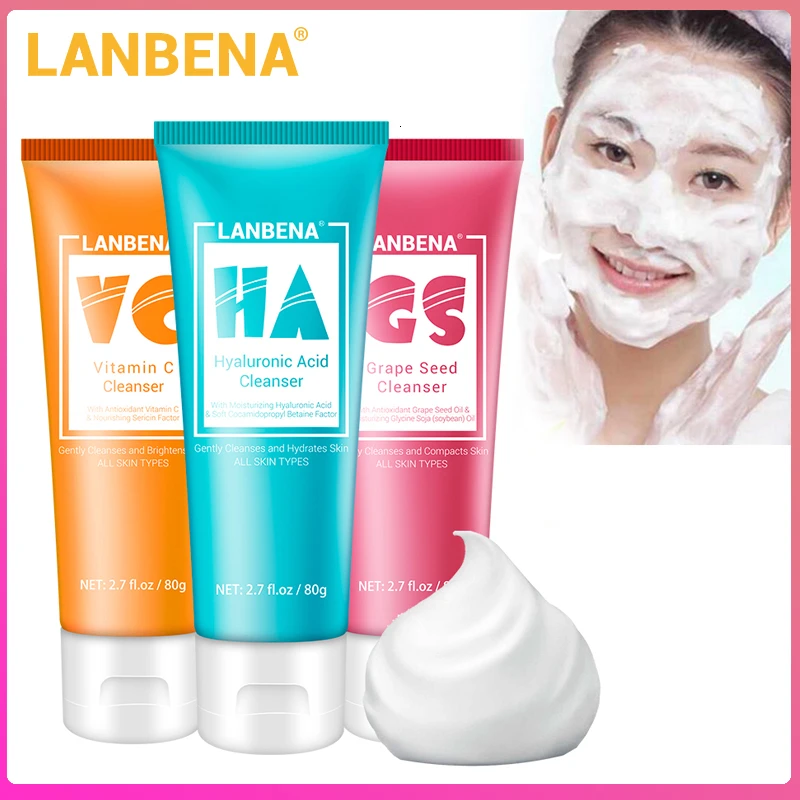 LANBENA очищающее средство для лица гель для умывания очищающая щетка для удаления черных точек очищающее средство увлажняющий отшелушивающий питательный восстанавливающий
