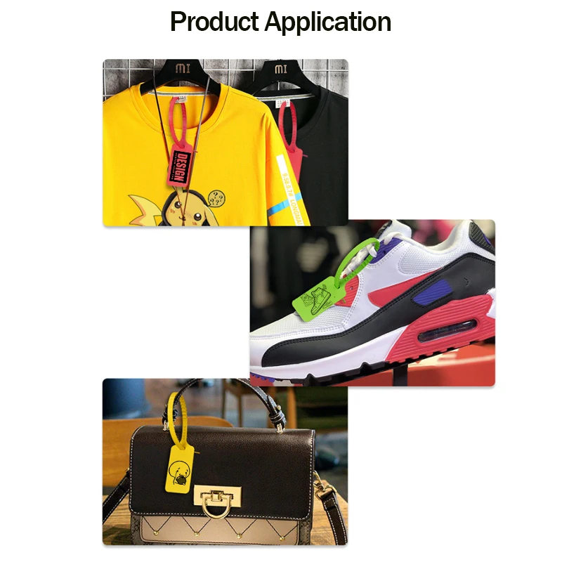 100 фирменные ярлыки на молнии с застежкой-молнией для одежды из белого пластика