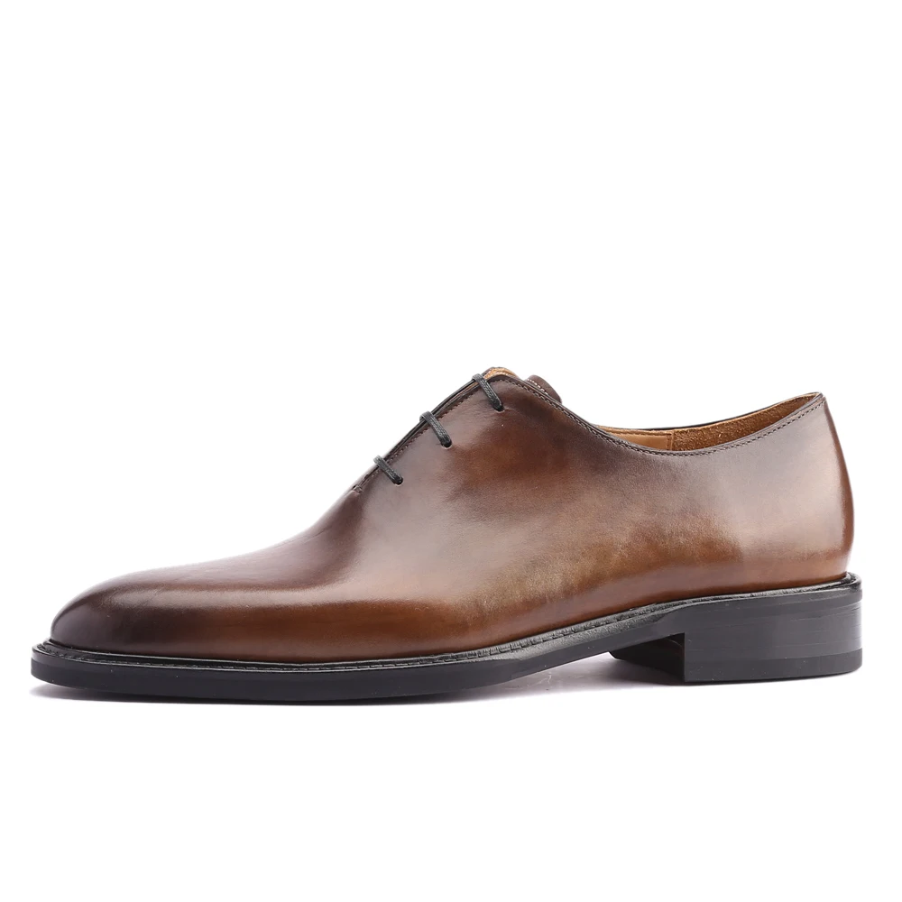 Классические мужские туфли из натуральной кожи винтажные Ретро-туфли ручной