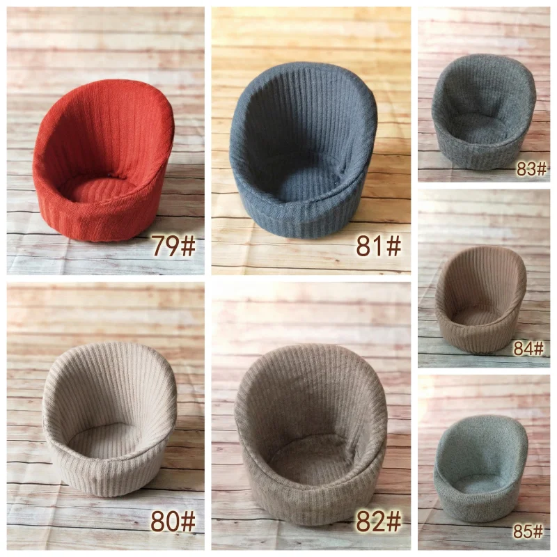 Newborn Photo Seats Baby Photography Props Infant Posing Sofa Studio Container Shoot Accessories Many Colors | Детская одежда и
