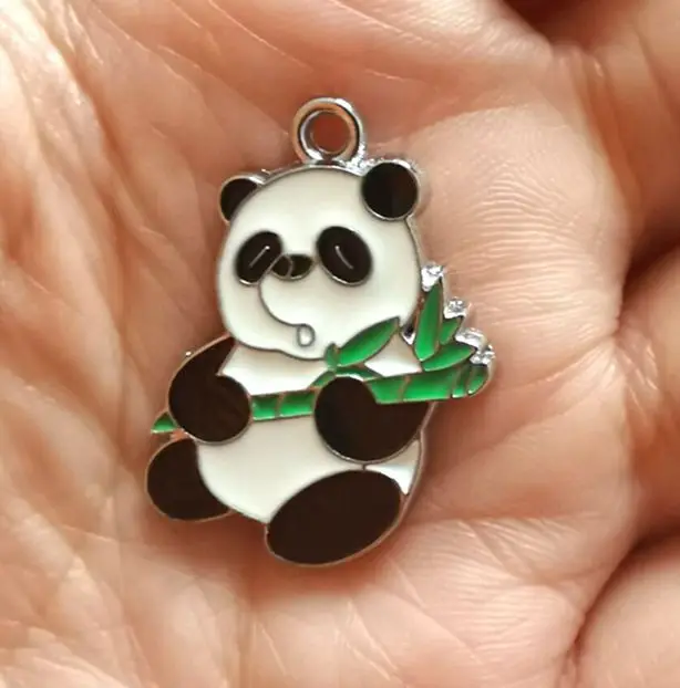 

10 шт., подвески в виде панды