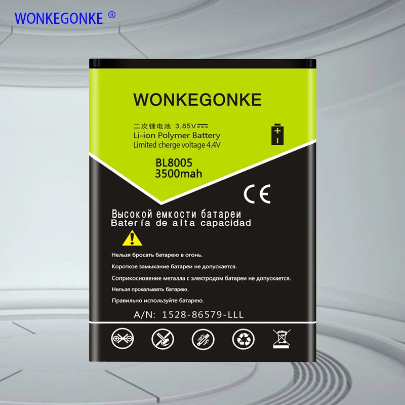 WONKEGONKE для Fly BL8005 IQ4512 высококачественные батареи | Мобильные телефоны и аксессуары