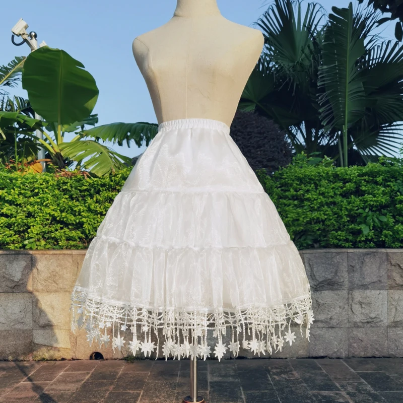 Подъюбник для девочек Four Seasons Lolita со звездами и кисточками без косточек из мягкой