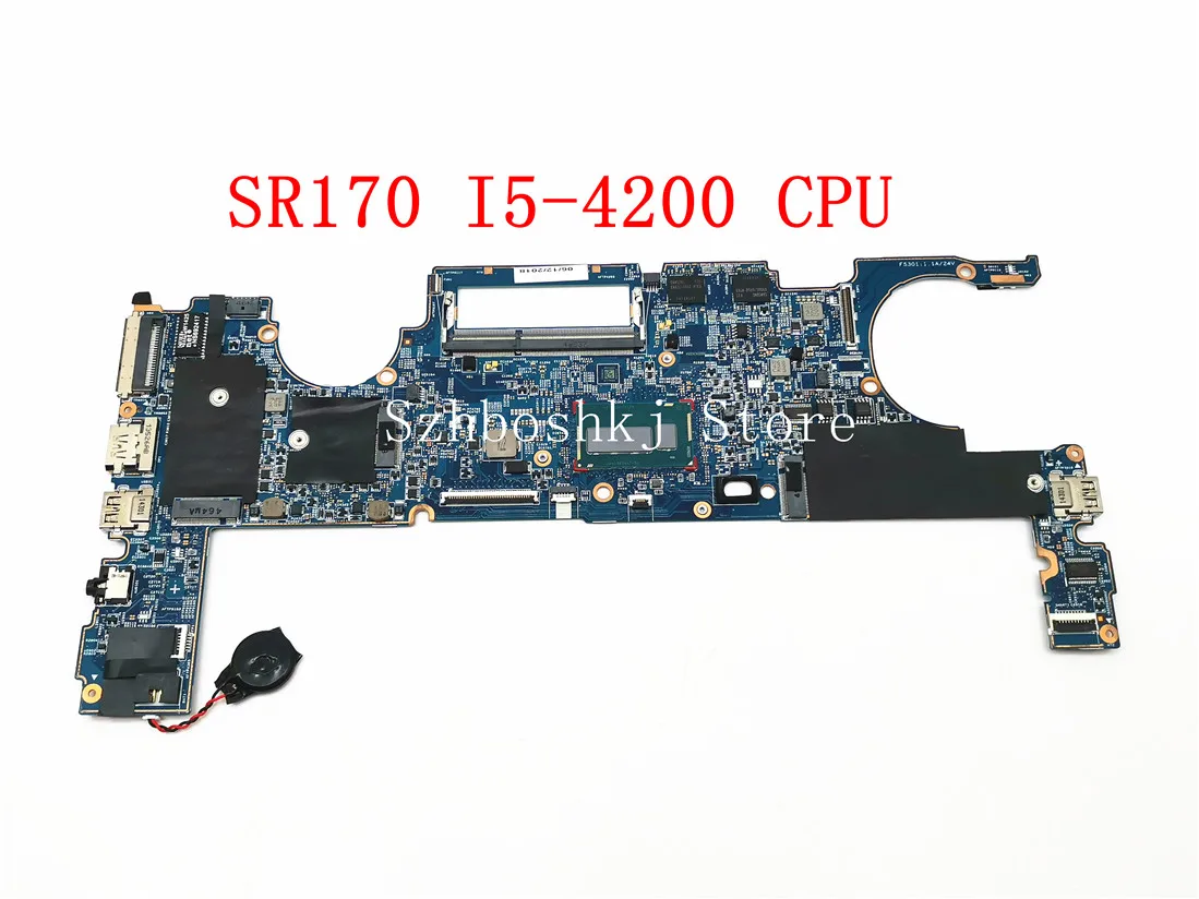 

For HP EliteBook Folio 1040 G1 Laptop Motherboard W/ I5-4200U 48.4LU01.021 12295-2 739579-601 739579-001 739579-501 Motherbard