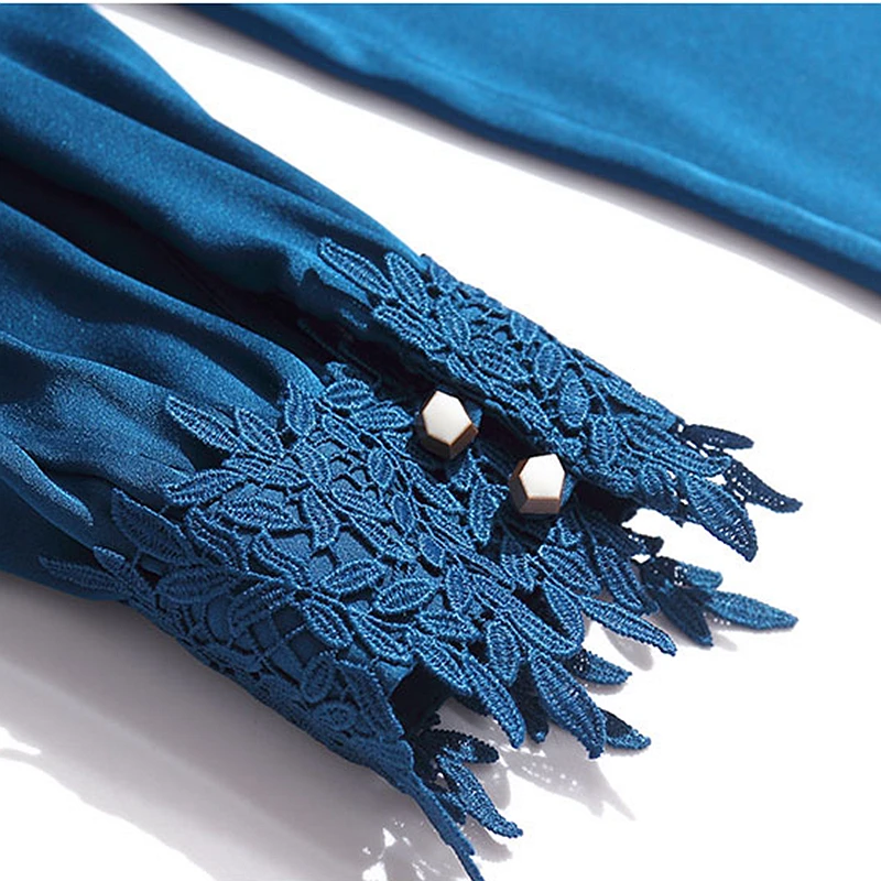 100% Silk Blouse Women Shirt Elegant Design Solid Ruffles Plus Sizes V Neck Embroidered Long Sleeve Graceful Style New Fashion